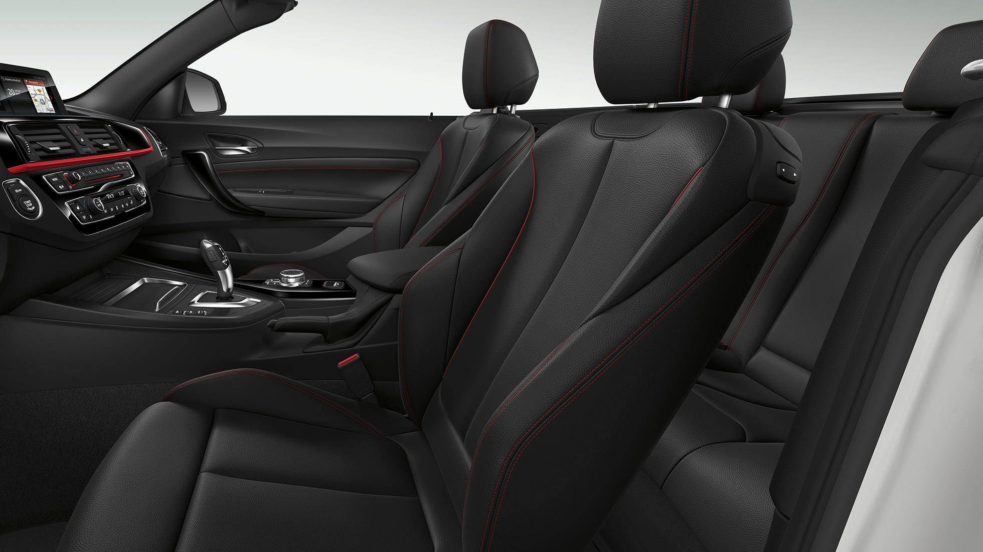 BMW Série 2 Cabrio, interior da Versão Line Sport BMW Série 2 Cabrio, interior da Versão Line Sport