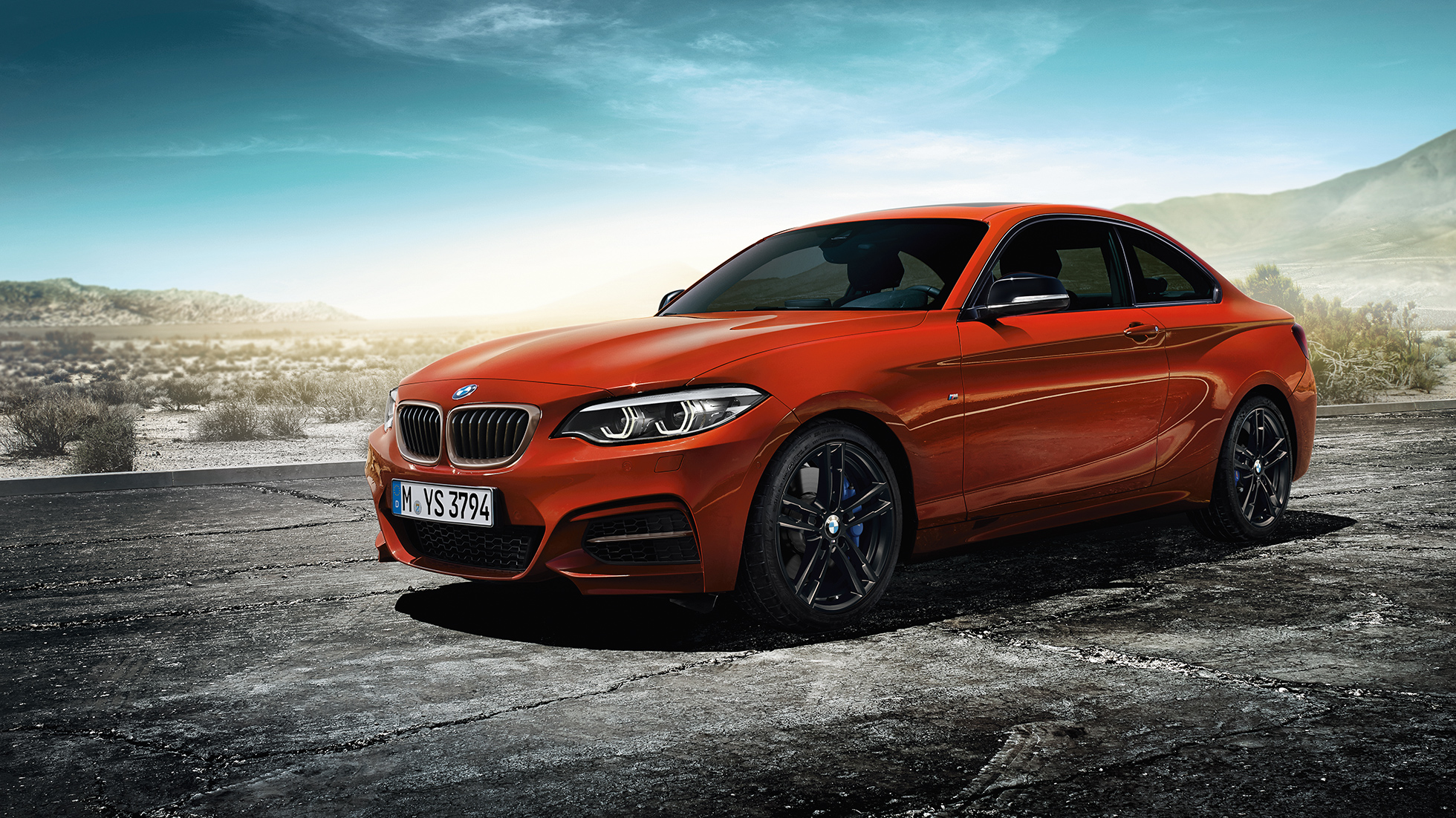 BMW Série 2 Coupé, perspetiva frontal BMW Série 2 Coupé, perspetiva frontal