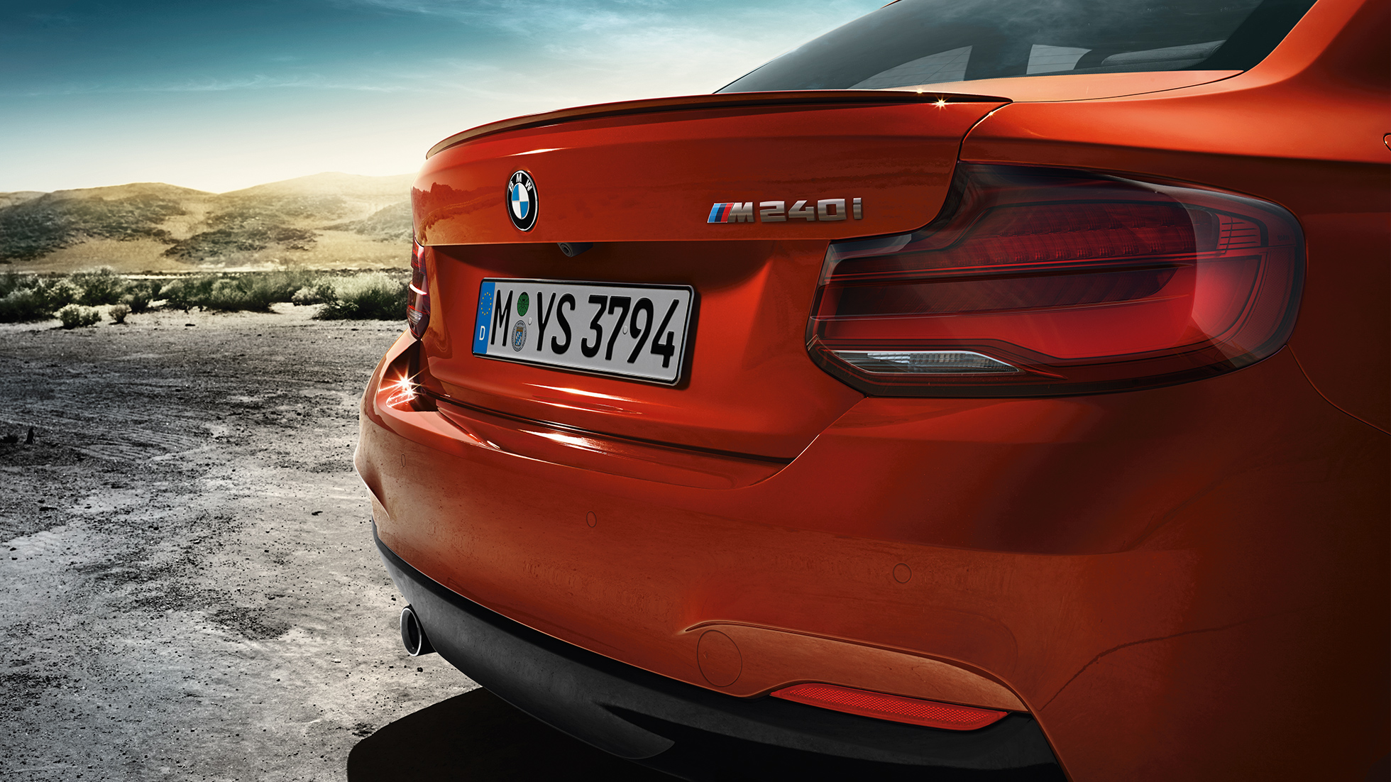 BMW Série 2 Coupé, designação do modelo na traseira BMW Série 2 Coupé, designação do modelo na traseira