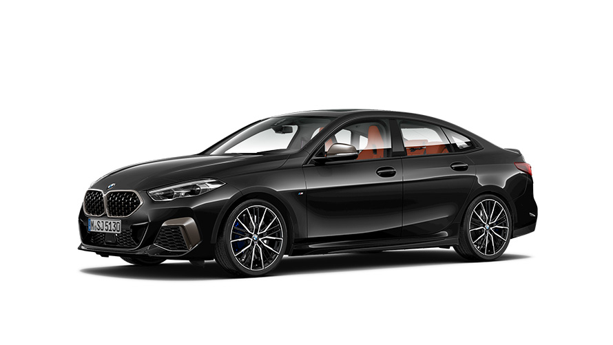 BMW Série 2, BMW Série 2 Gran Coupé, versão M, F44, MP, perspetiva lateral a três quartos BMW Série 2, BMW Série 2 Gran Coupé, versão M, F44, MP, perspetiva lateral a três quartos