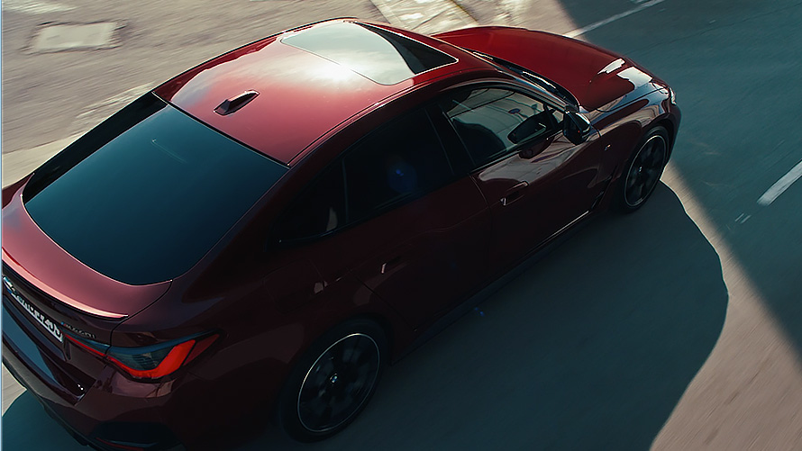 BMW Série 4 Gran Coupé, G26, 2021, dinâmica de condução em vídeo BMW Série 4 Gran Coupé, G26, 2021, dinâmica de condução em vídeo