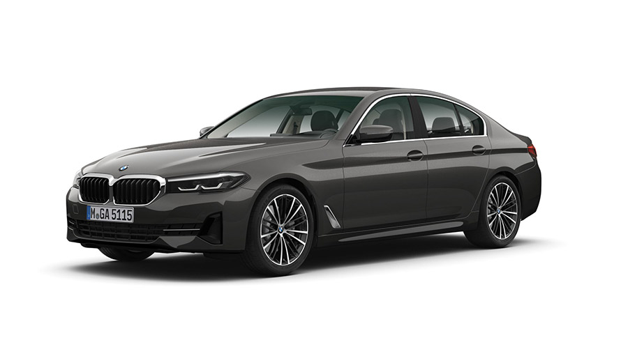 BMW Série 5 Berlina (G30) perspetiva dianteira a três quartos, parado BMW Série 5 Berlina (G30) perspetiva dianteira a três quartos, parado