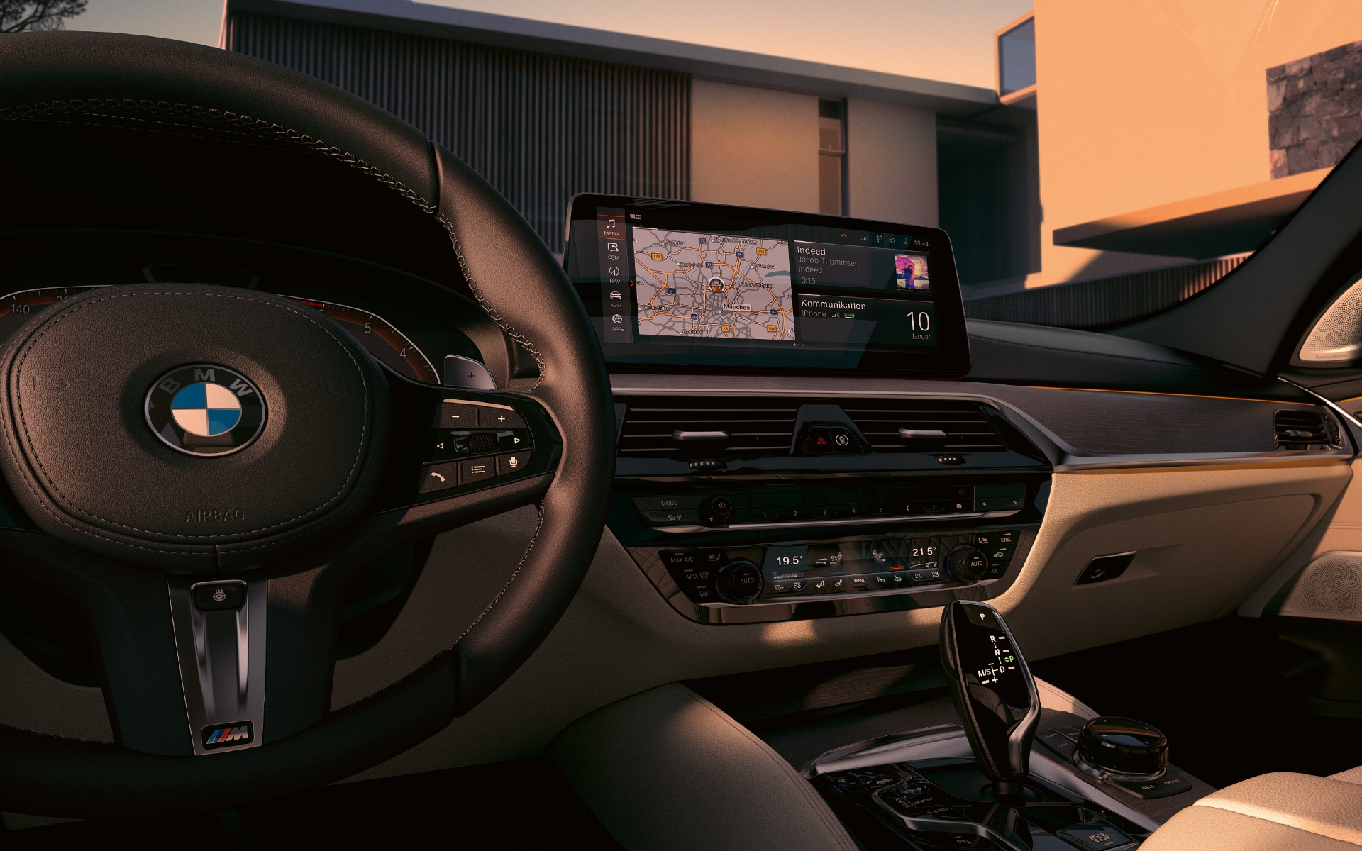 Posto de condução, BMW Série 6 Gran Turismo, G32, 2020 Posto de condução, BMW Série 6 Gran Turismo 640i xDrive, G32, 2020, interior