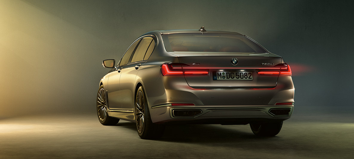 Conceito de luz do BMW Série 7 Berlina Conceito de luz: vista traseira do BMW Série 7 Berlina