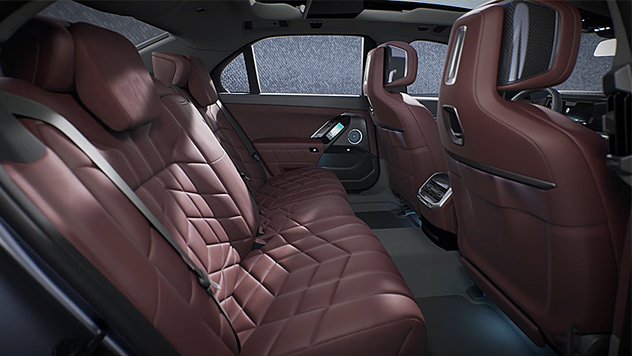 BMW Série 7 Berlina, G70, ICE, BMW 740i M, Pack Desportivo M BMW Série 7 Berlina, G70, ICE, BMW 740i M, Pack Desportivo M, sala privada