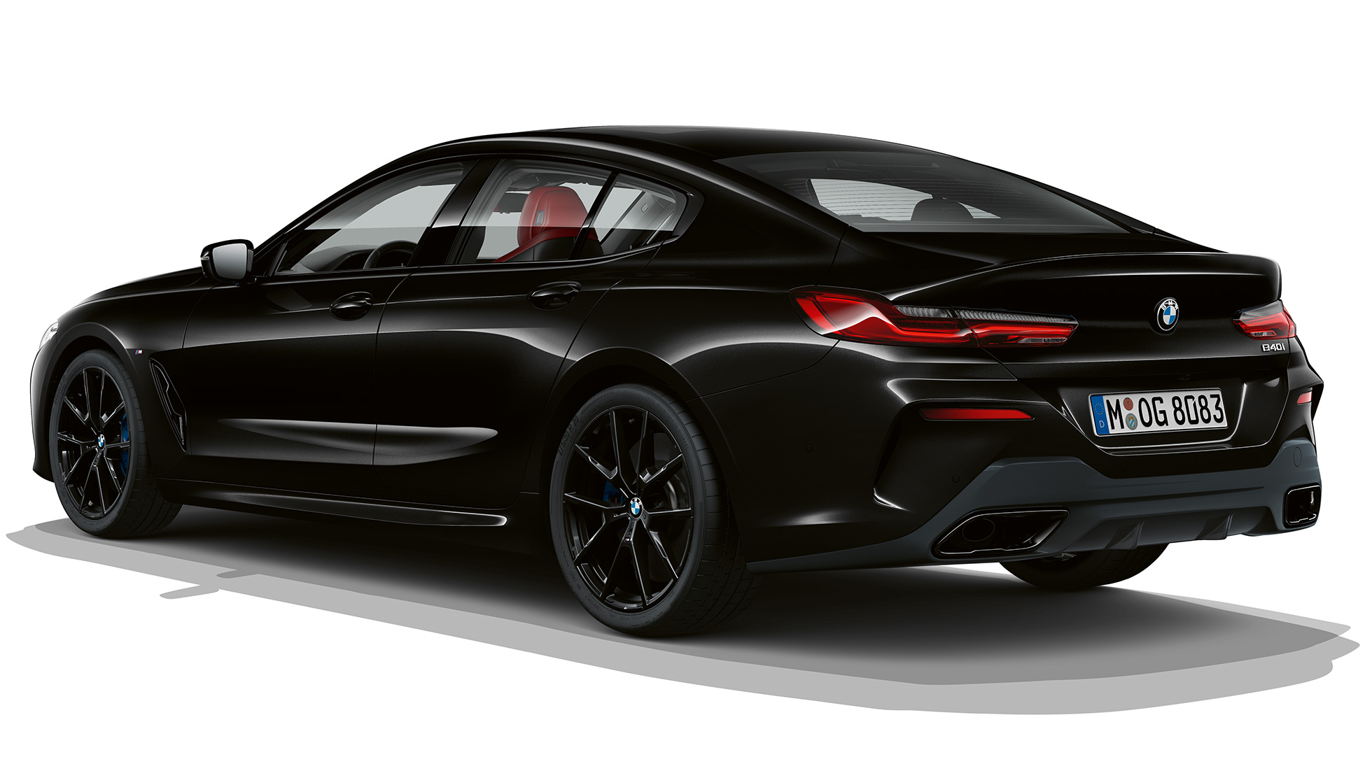 Pack Desportivo M, perspetiva traseira a três quartos BMW Série 8 Gran Coupé, Pack Desportivo M, perspetiva traseira a três quartos