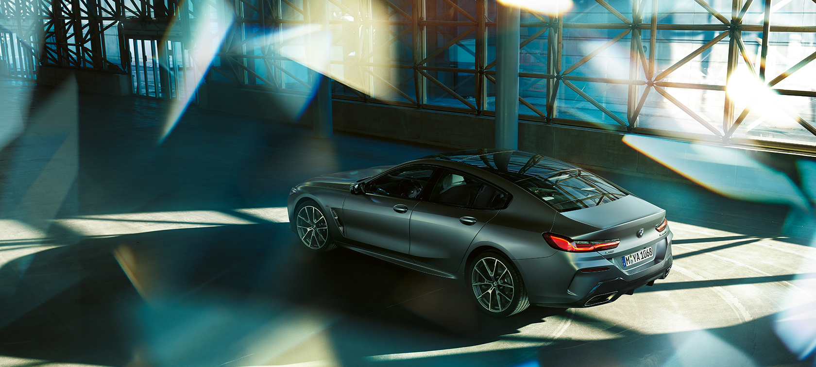 BMW Série 8 Gran Coupé, design, perspetiva de topo BMW Série 8 Gran Coupé, design, informações, dados, equipamento