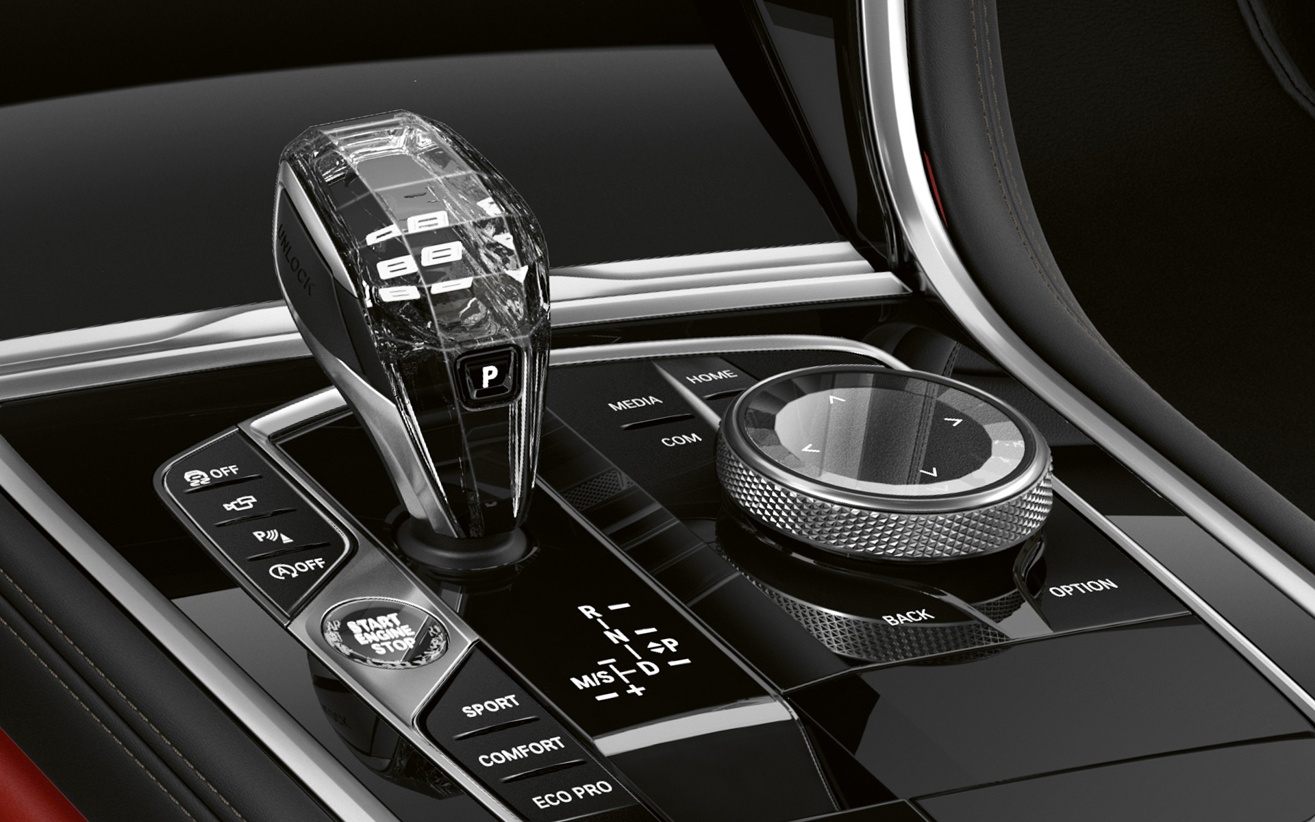 Posto de condução Dark Seduction BMW Série 8 Gran Coupé, posto de condução Dark Seduction