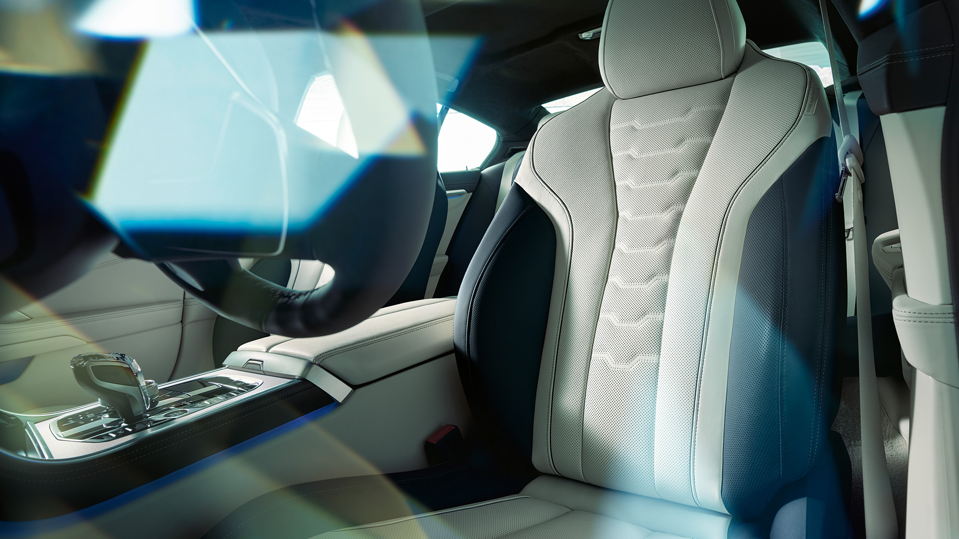 Design interior, estofos BMW Série 8 Gran Coupé, design interior, estofos