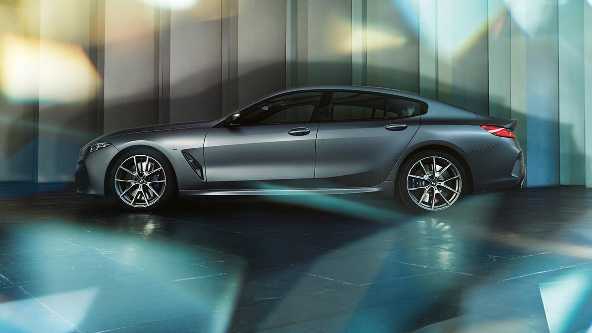 Espaço na traseira do habitáculo BMW Série 8 Gran Coupé, espaço na traseira do habitáculo