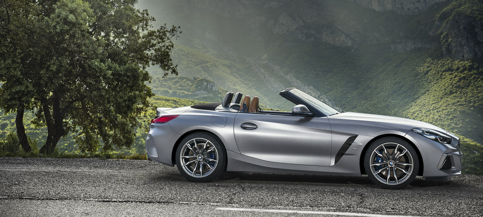 BMW Z4 M40i Roadster G29, perspetiva lateral BMW Z4 M40i Roadster G29, perspetiva lateral