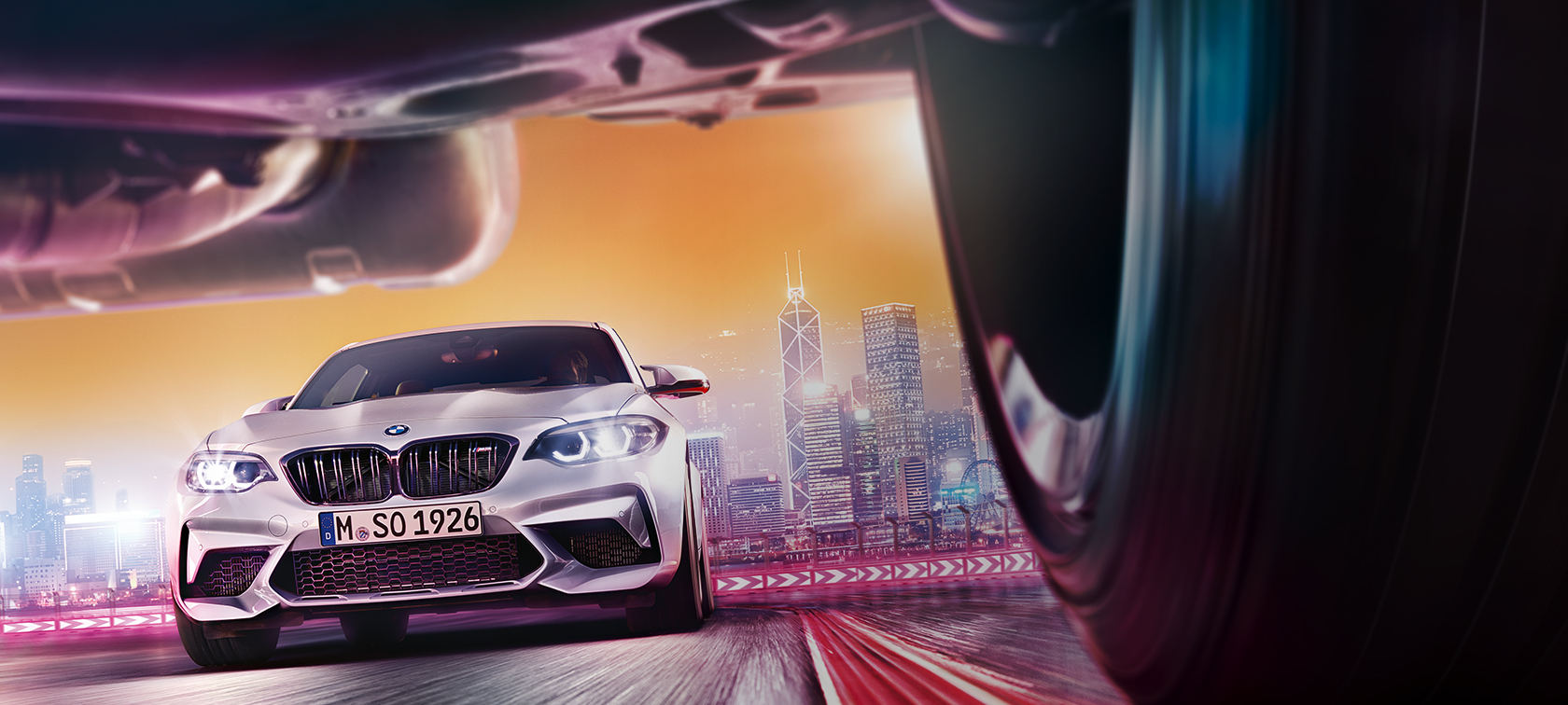 BMW M2 Competition F87 BMW M2 Competition F87 2018 Hockenheim Silver metalizado perspetiva dianteira