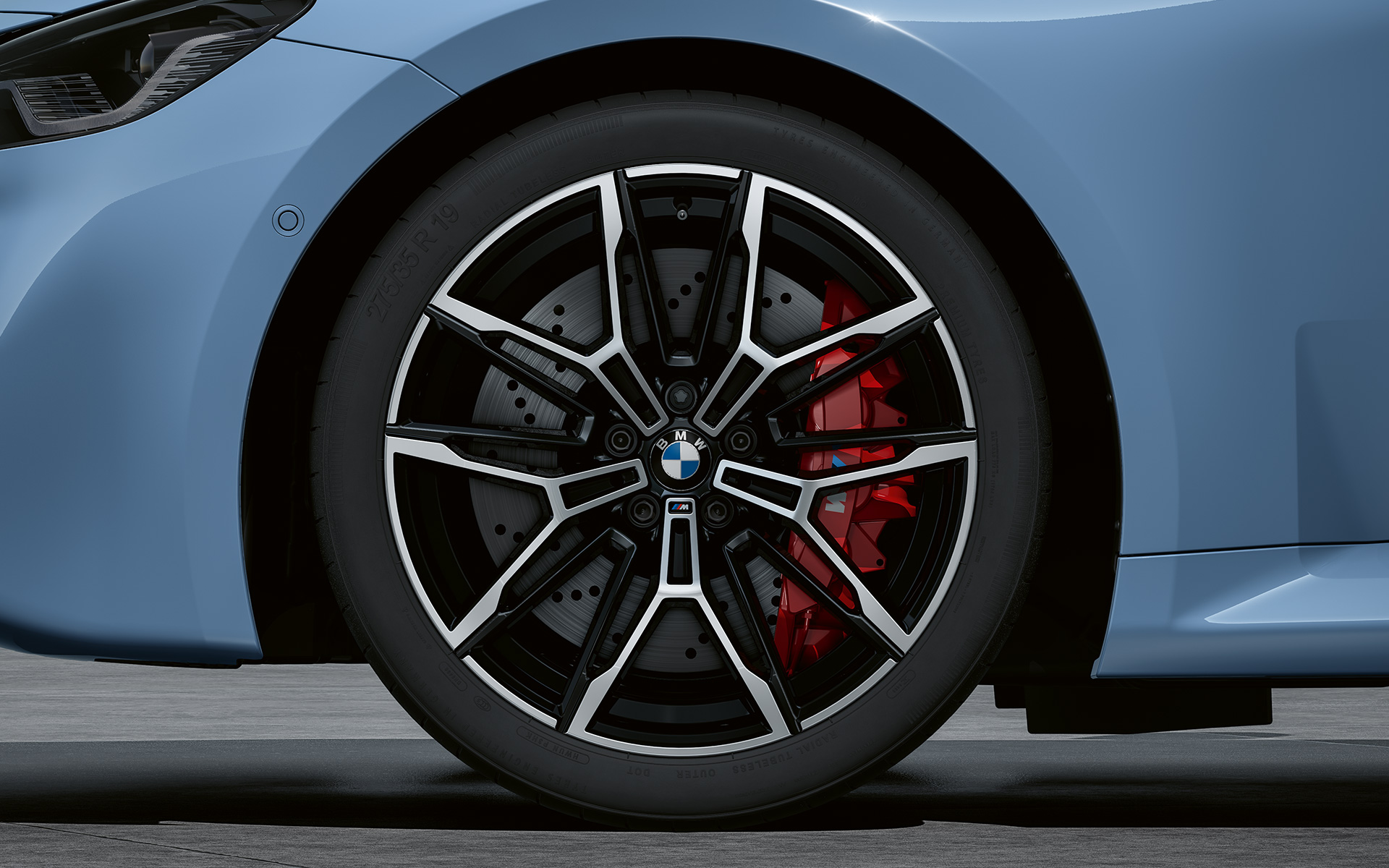 BMW M2, G87, jantes de liga leve BMW 930 M de raios duplos Jantes de liga leve BMW 930 M de raios duplos, BMW M2, G87