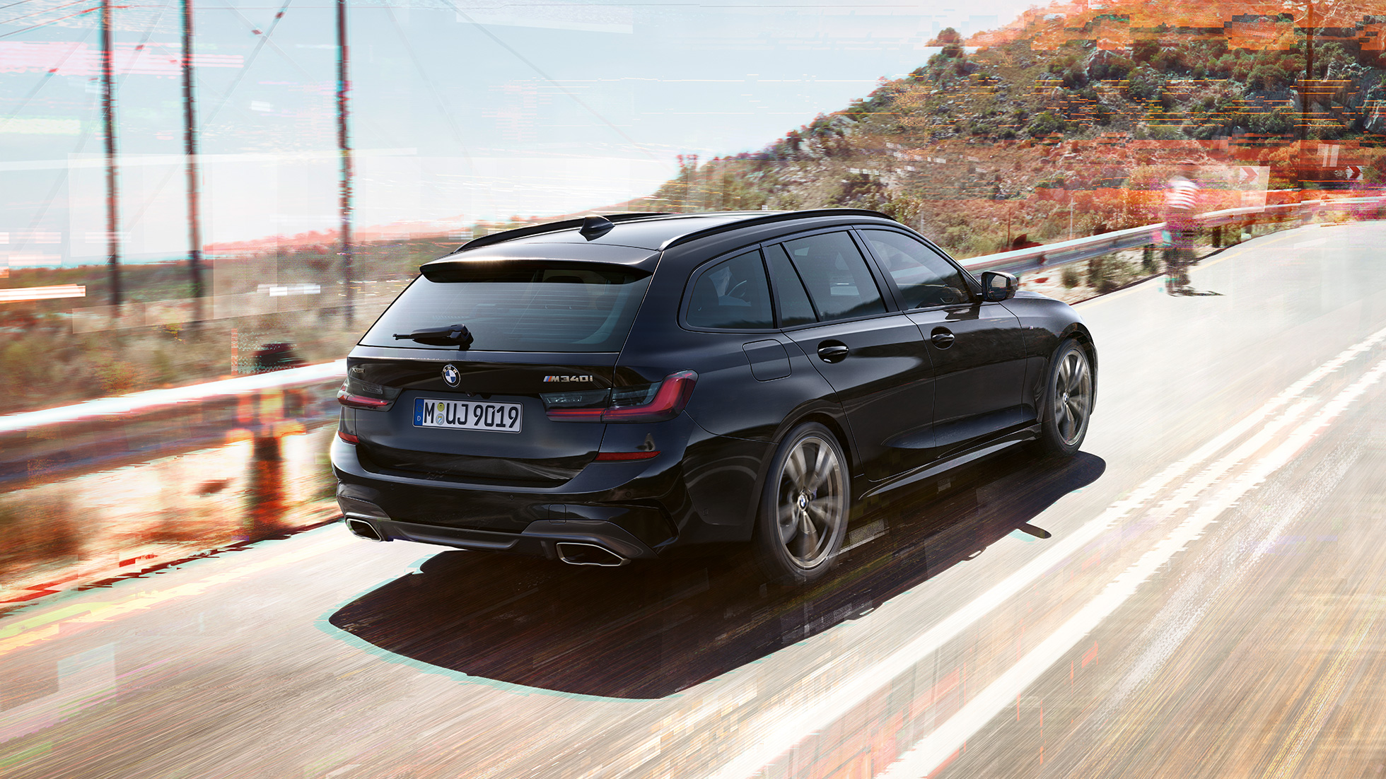 Ponteiras de escape BMW M340i xDrive Touring, ponteiras de escape