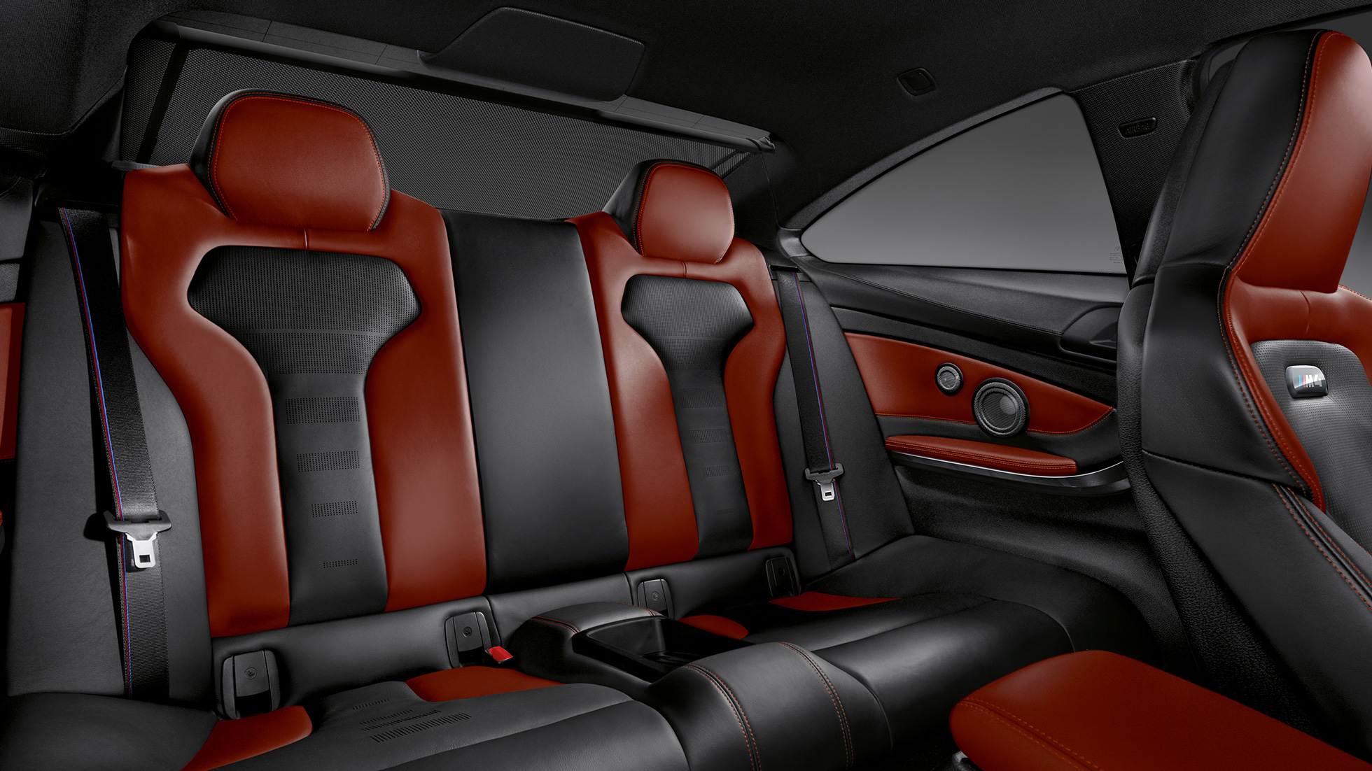BMW M4 Coupé, estofos BMW M4 Coupé, design, estofos, interior