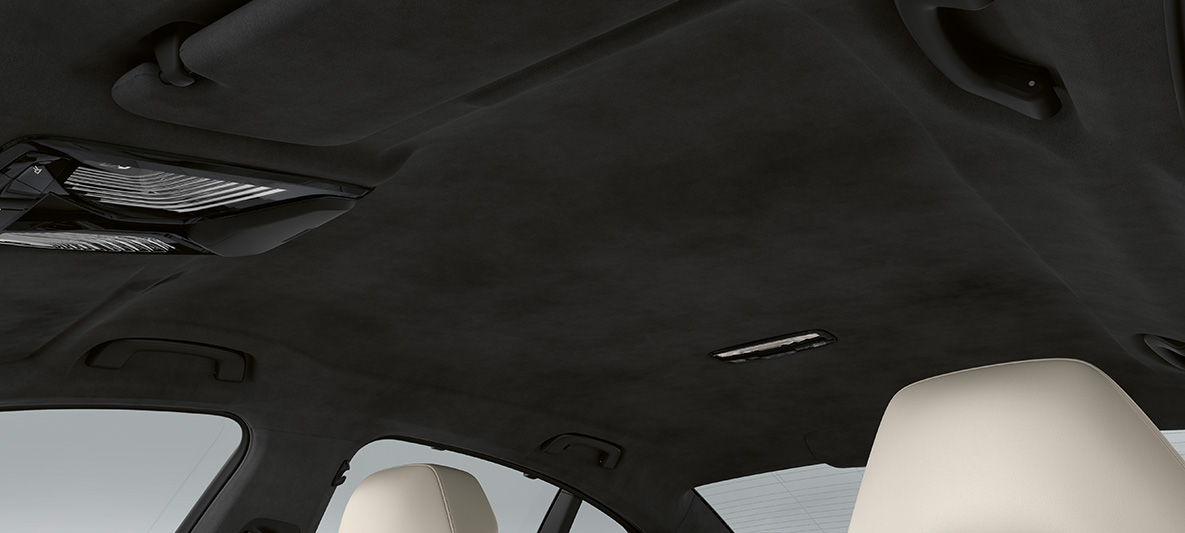 BMW Individual, BMW M5 Berlina, F90 LCI, atualização, 2020, forro do teto BMW Individual em Antracite, interior BMW Individual, BMW M5 Berlina, F90 LCI, atualização, 2020, forro do teto BMW Individual em Antracite, interior