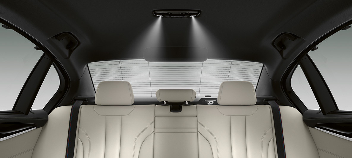 BMW Individual, BMW M5 Berlina, F90, 2020, forro do teto BMW Individual em Antracite com luzes BMW Individual, BMW M5 Berlina, F90 LCI, atualização, 2020, forro do teto BMW Individual em Antracite com luzes, interior