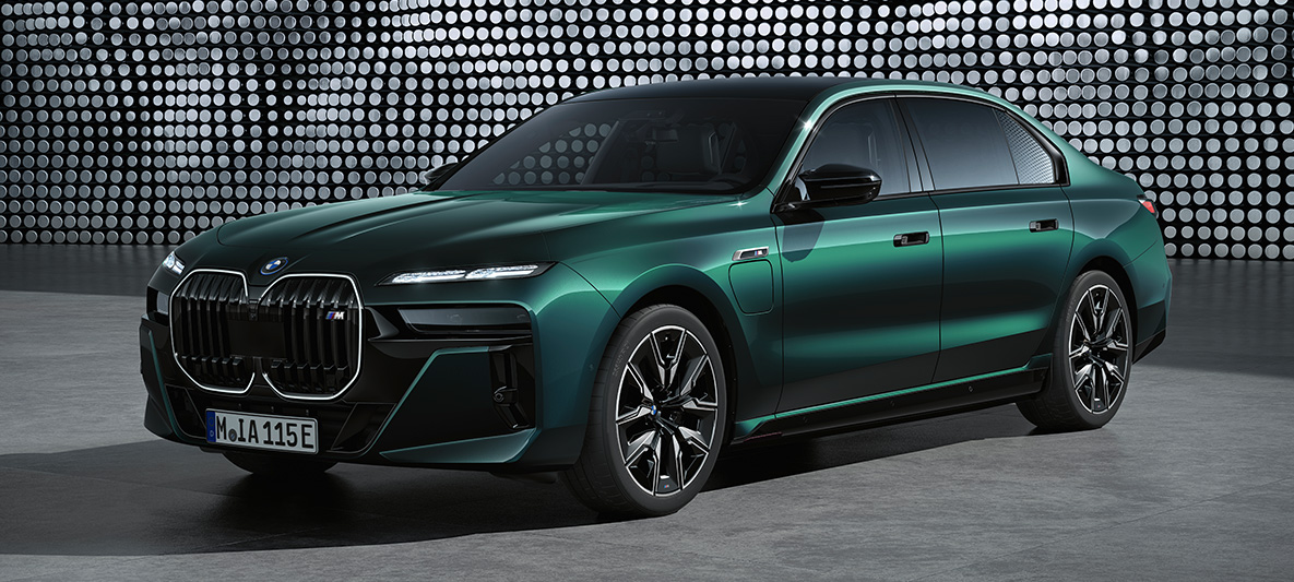 Pintura verde Aurora Diamond, pinturas exclusivas, BMW Série 7, versão M, G70 BMW Série 7, versão M, G70, pintura verde Aurora Diamond, pinturas exclusivas