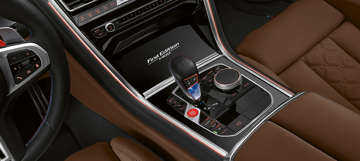 Designação “First Edition”, BMW M8 Gran Coupé First Edition Designação “First Edition”, BMW M8 Gran Coupé First Edition, F93, 2020, pintura verde Aurora Diamond BMW Individual metalizada, interior
