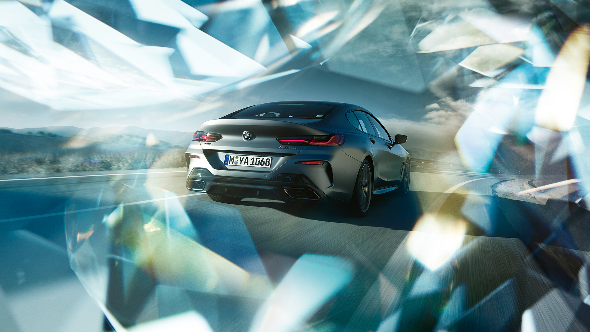 Sistema de escape desportivo M BMW M850i xDrive Gran Coupé, sistema de escape desportivo M
