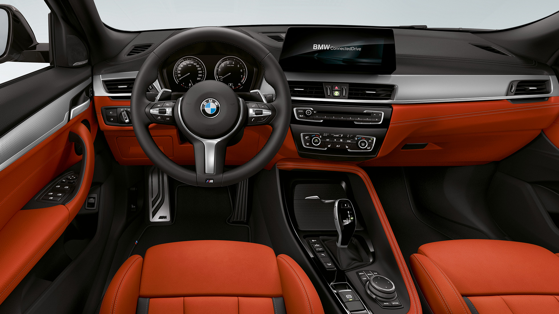 Volante M em pele do BMW X2 M35i Volante M em pele, BMW X2 M35i, F39, interior