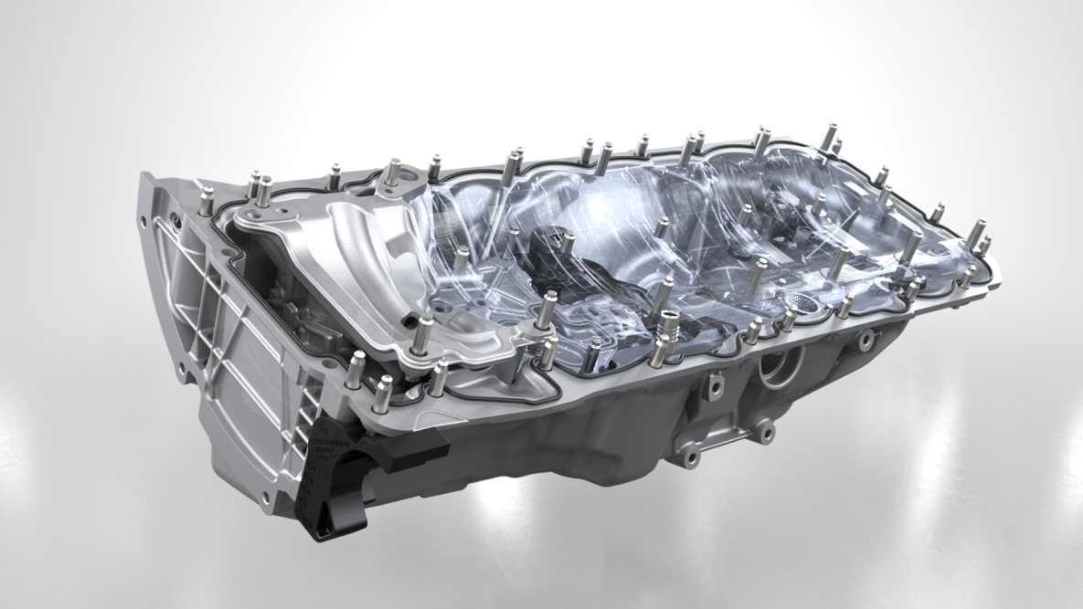 Motor M TwinPower Turbo de 6 cilindros a gasolina de elevado desempenho, alimentação de óleo. BMW X3 M Competition e BMW X3 M, motor M TwinPower Turbo de 6 cilindros a gasolina de elevado desempenho, alimentação de óleo.