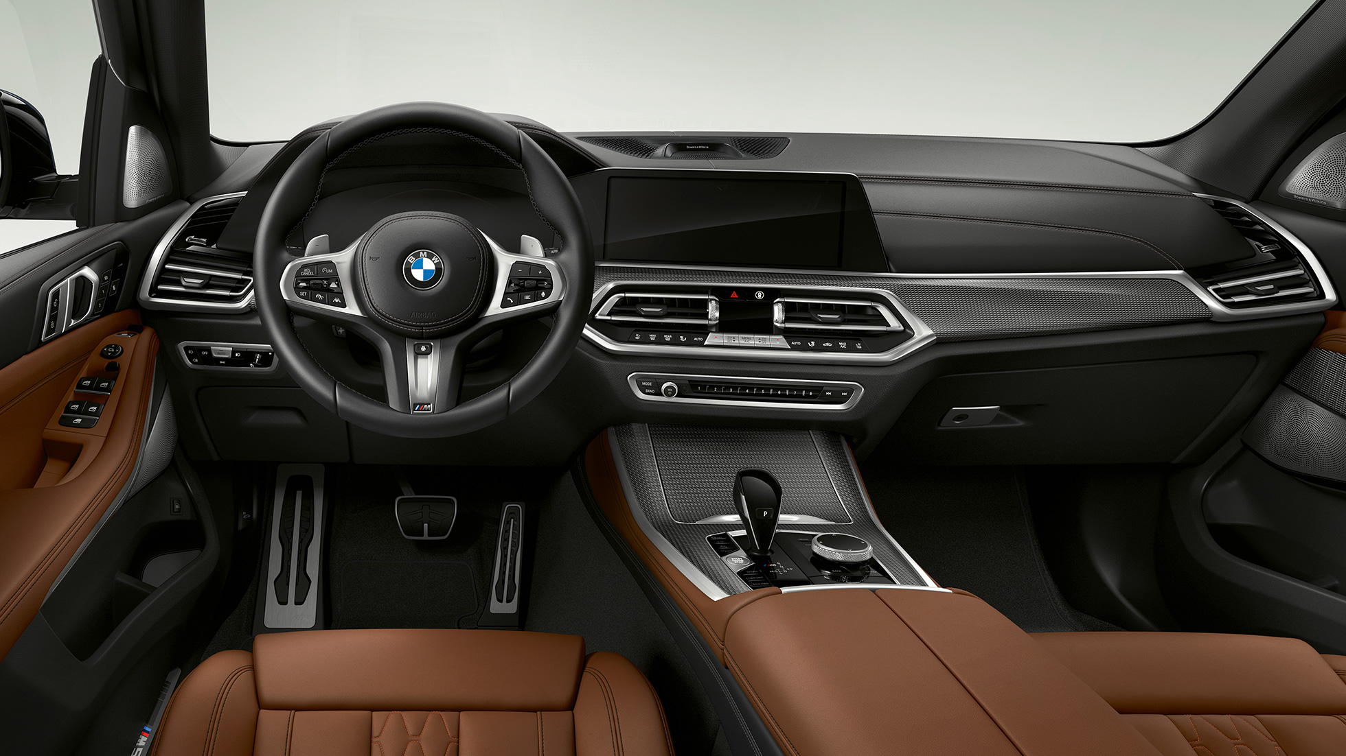 Posto de condução do BMW X5 M50i e do BMW X5 M50d Posto de condução do BMW X5 M50i e do BMW X5 M50d, G05, interior