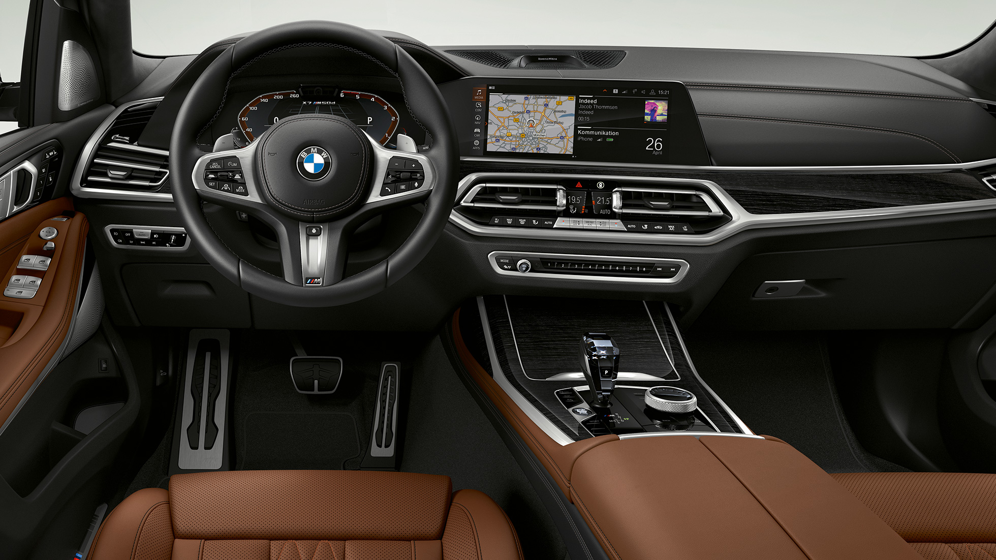 BMW X7 M50i, interior BMW X7 M50d e BMW X7 M50i, interior, G07, 2019