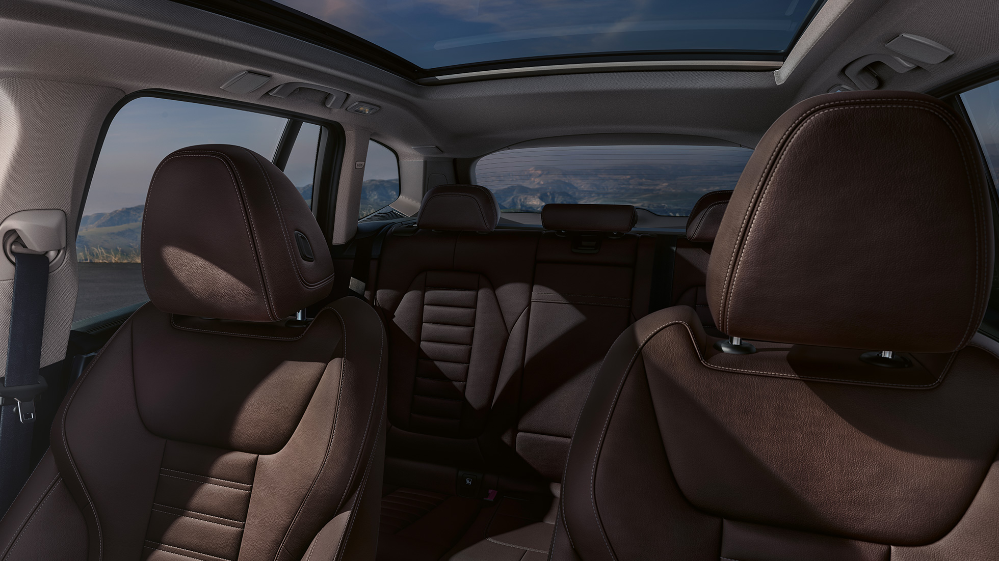 Bancos desportivos em pele Vernasca em Mocha, BMW iX3, G08 Bancos desportivos em pele Vernasca em Mocha, BMW iX3, G08, 2020, interior