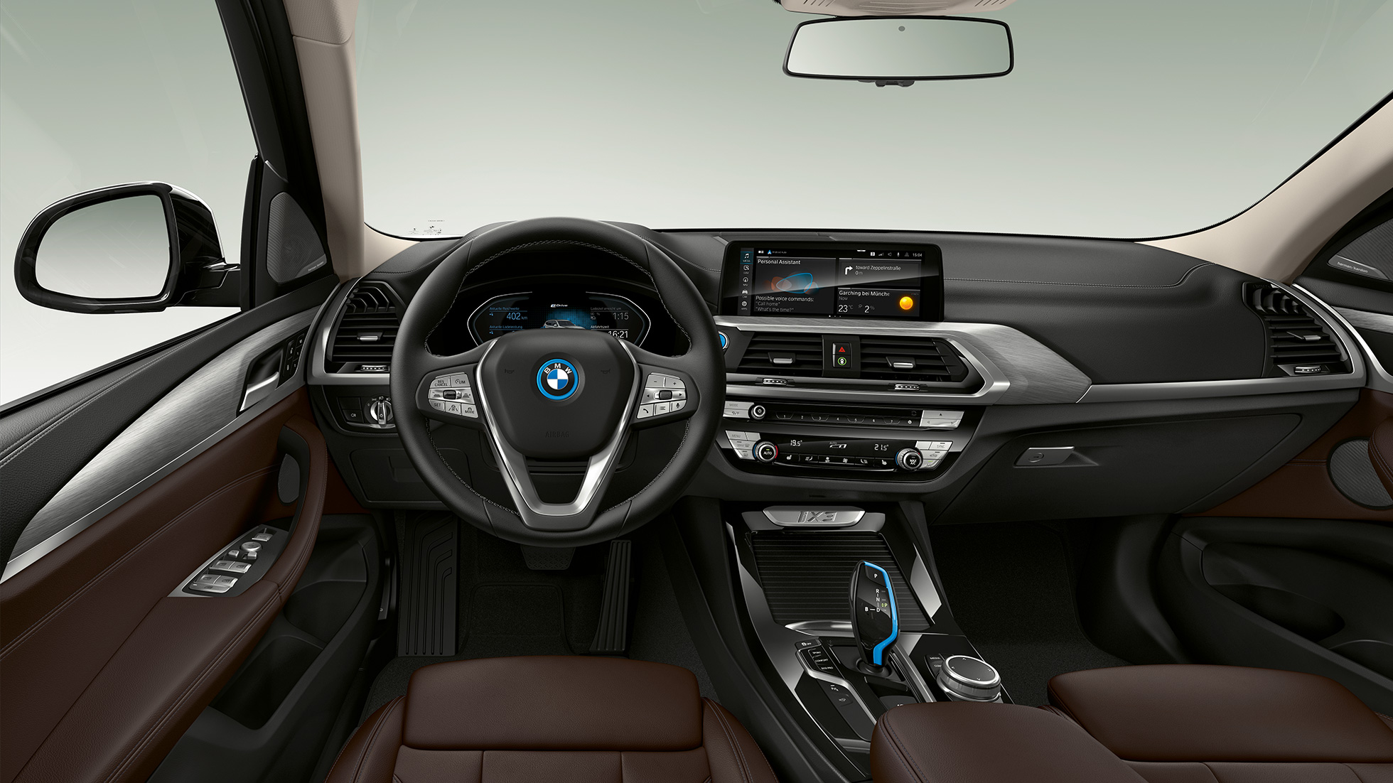 BMW iX3, G08, Versão “Impressive”, posto de condução BMW iX3, G08, 2020, Versão “Impressive”, posto de condução, interior