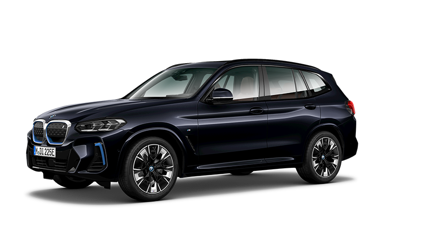 Modelos BMW X, BMW iX3, G08, perspetiva lateral a três quartos Modelos BMW X, BMW iX3, G08, perspetiva lateral a três quartos
