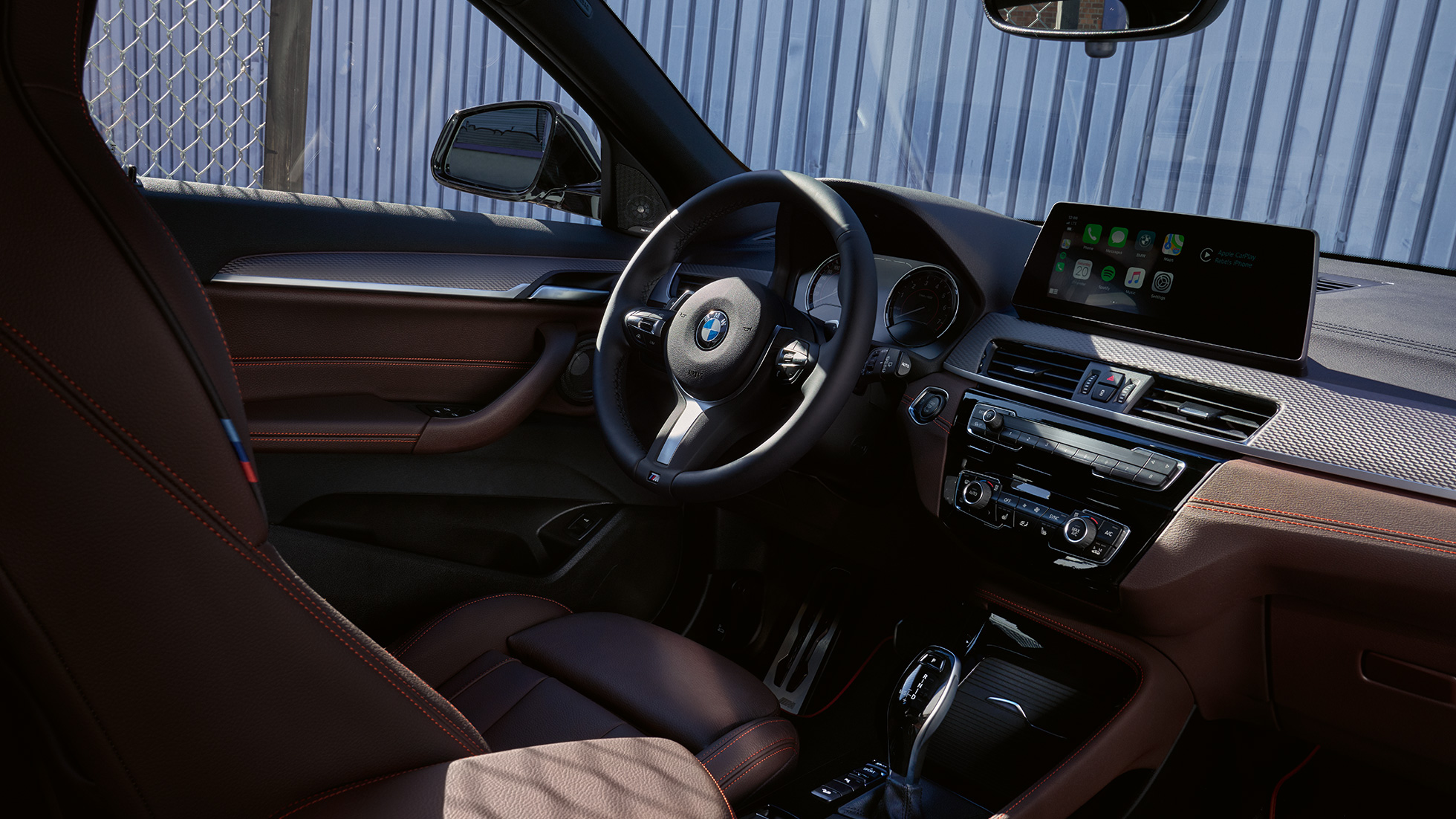 Posto de condução, BMW X2, F39 BMW X2, 2018, F39, posto de condução, interior