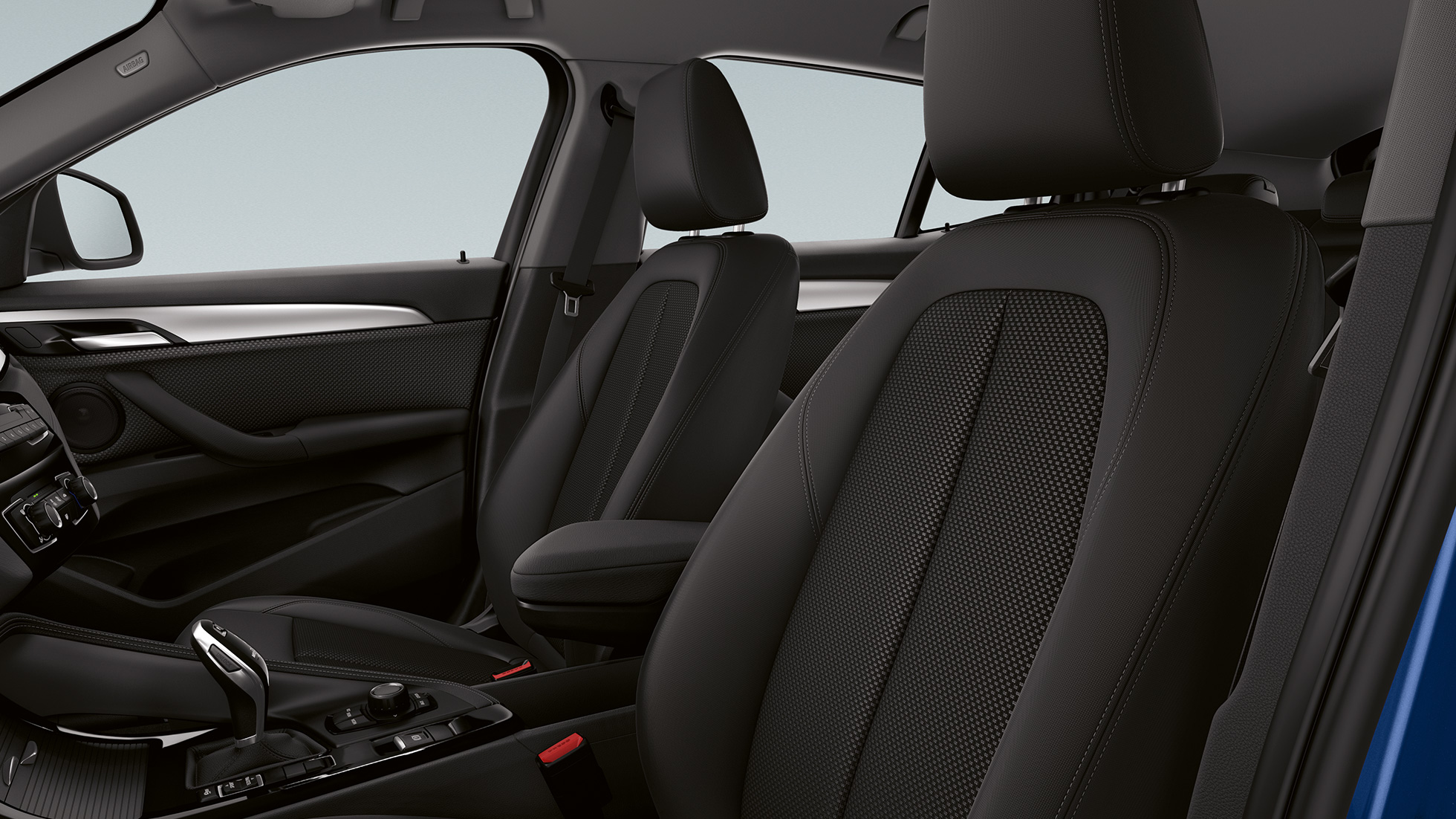 Design em pele, BMW X2 sDrive20i, Versão Advantage BMW X2 sDrive20i, Versão Advantage, 2018, F39, design interior em pele