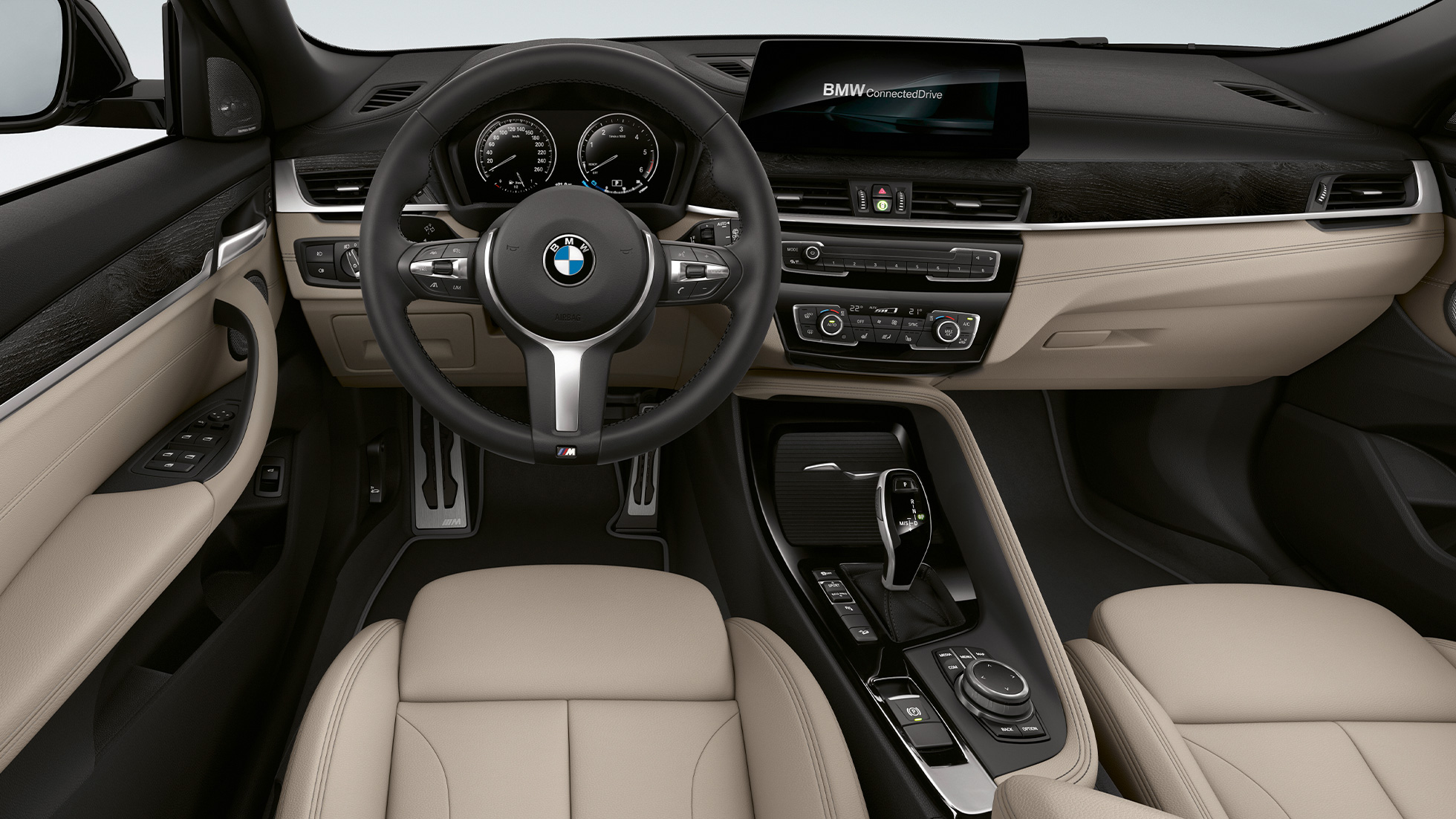 Posto de condução, BMW X2 sDrive20i, Versão X Desportiva M BMW X2 sDrive20i, Versão X Desportiva M, 2018, F39, interior, posto de condução