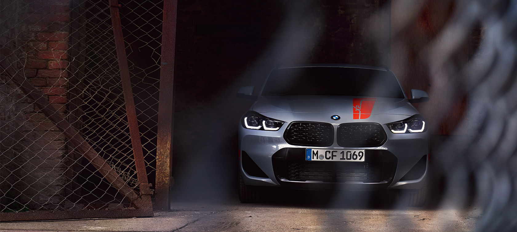 BMW X2, 2020, F39, pintura cinza Brooklyn, perspetiva frontal BMW X2, 2020, F39, pintura cinza Brooklyn, perspetiva frontal