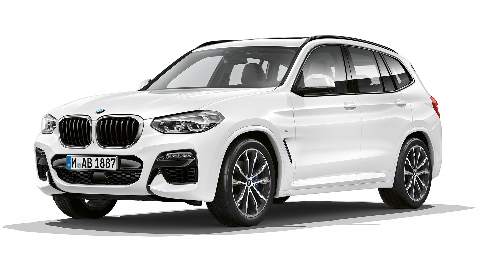 BMW X3 M40i, Versão Desportiva M, perspetiva frontal a três quartos BMW X3 M40i, Versão Desportiva M, perspetiva frontal a três quartos