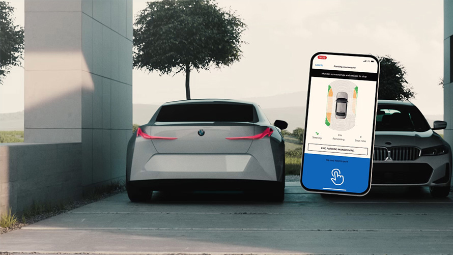 Assistente de estacionamento, BMW X6, G06, LCI BMW X6, G06, LCI, assistente de estacionamento, assistência ao condutor