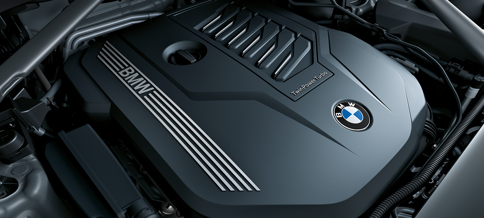 BMW TwinPower Turbo do BMW X7 Motor BMW TwinPower Turbo, grande plano