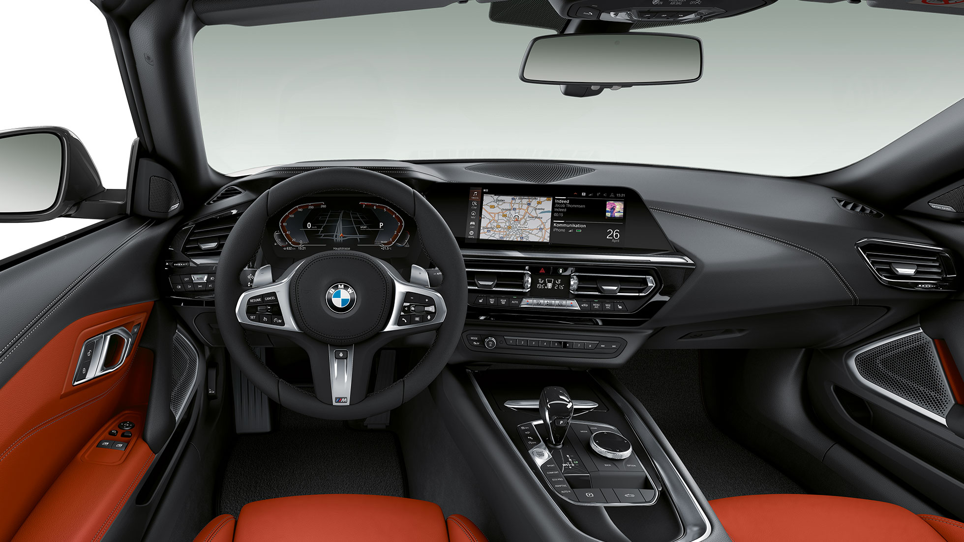 BMW Z4 Roadster Versão Line Sport BMW Z4 Roadster na Versão Line Sport, volante e posto de condução
