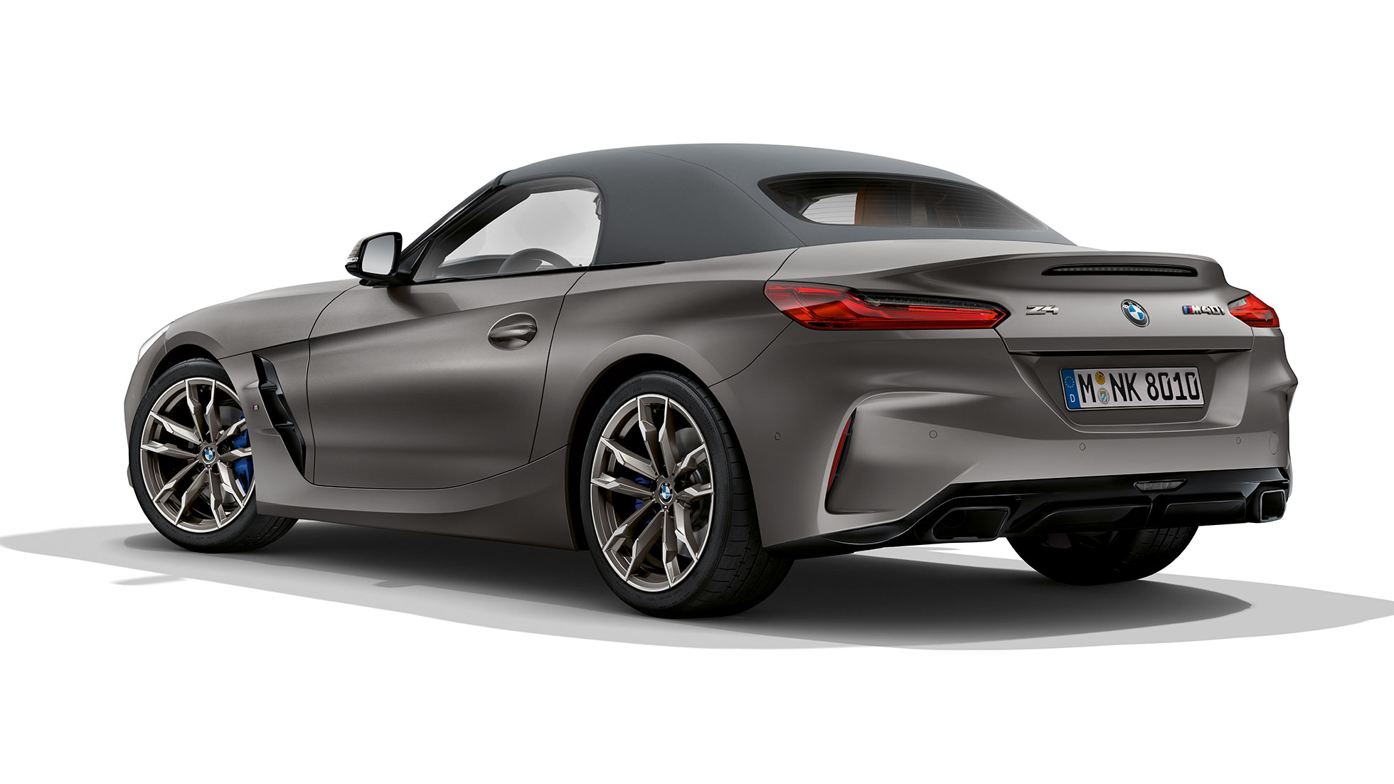BMW Z4 Roadster M40i BMW Z4 Roadster M40i, perspetiva traseira a três quartos