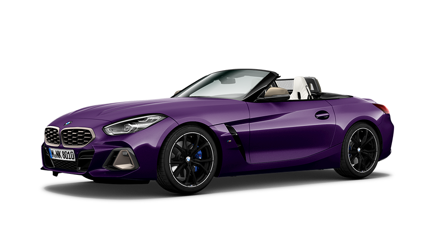 BMW Z4 Roadster (G29), perspetiva lateral a três quartos BMW Z4 Roadster (G29), perspetiva lateral a três quartos
