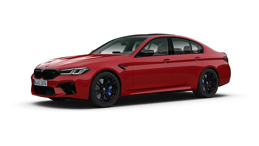 BMW M5 Competition, F90, 2018, perspetiva lateral a três quartos BMW M5 Competition, F90, 2018, perspetiva lateral a três quartos