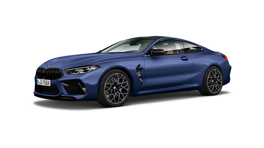 BMW M8 Competition Coupé, F92, 2019, perspetiva lateral a três quartos BMW M8 Competition Coupé, F92, 2019, perspetiva lateral a três quartos