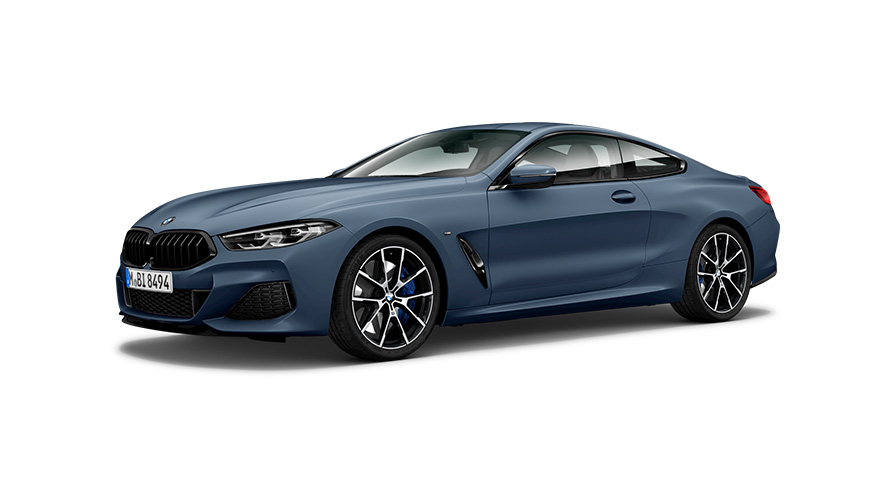 BMW M850i xDrive Coupé, GXX, 2020, perspetiva lateral a três quartos BMW M850i xDrive Coupé, GXX, 2020, perspetiva lateral a três quartos