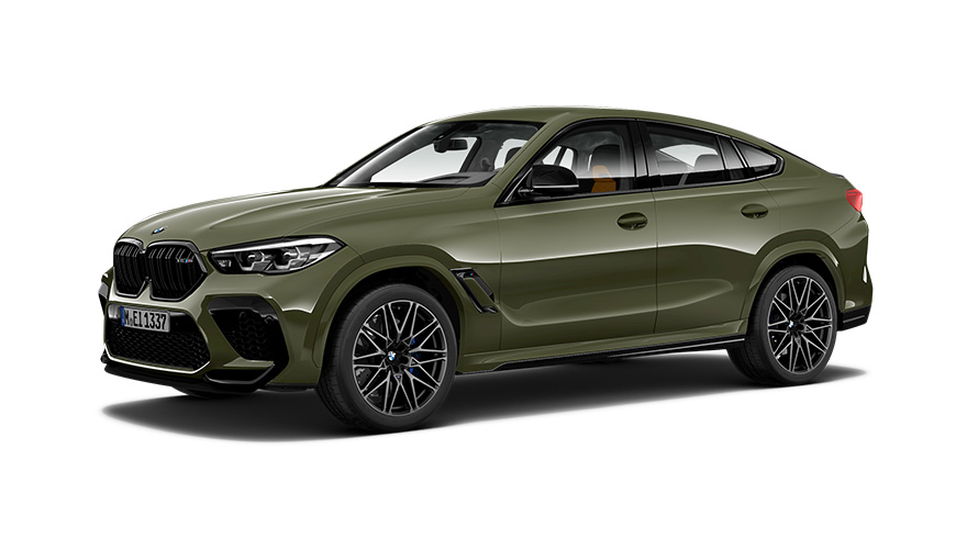 BMW X6 M Competition, G06, 2019, perspetiva lateral a três quartos BMW X6 M Competition, G06, 2019, perspetiva lateral a três quartos