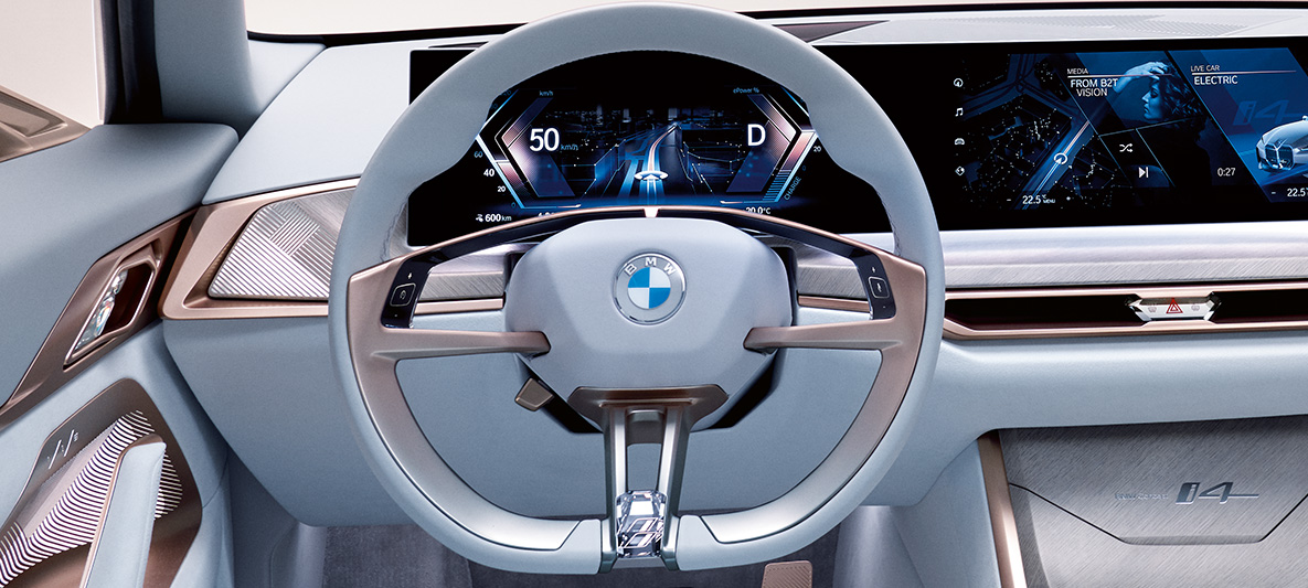 Concept BMW i4 2020 G26, imagem 3 Concept BMW i4 2020 G26, automóvel elétrico, BMW Gran Coupé totalmente elétrico, imagem 3
