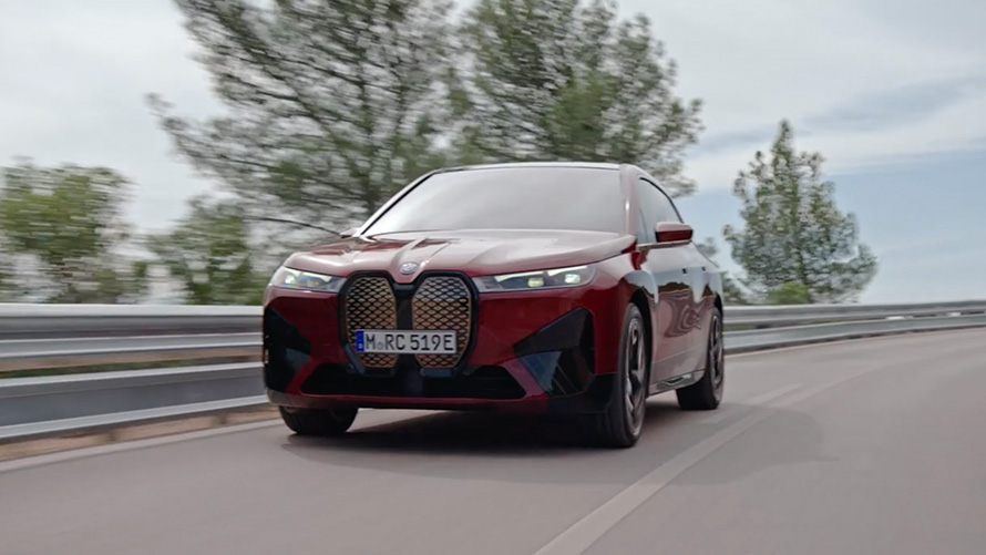 Automóveis elétricos BMW, BMW iX, desempenho elétrico potente, vídeo Automóveis elétricos BMW, BMW iX, desempenho elétrico potente, vídeo