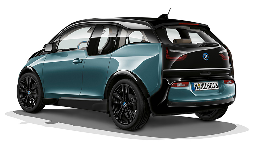 BMW i3, imagem de estúdio BMW i3, imagem de estúdio, perspetiva traseira a três quartos
