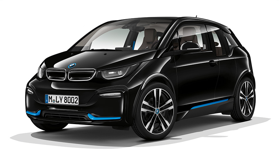 BMW i3s, imagem de estúdio BMW i3s, imagem de estúdio, perspetiva frontal a três quartos