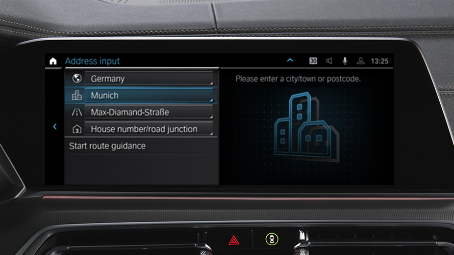 Atualização de software à distância BMW, BMW Maps Atualização de software à distância BMW, BMW Maps, sistema de navegação, grande plano
